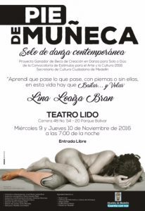 Pie de muñeca. Lina Loaiza Bran