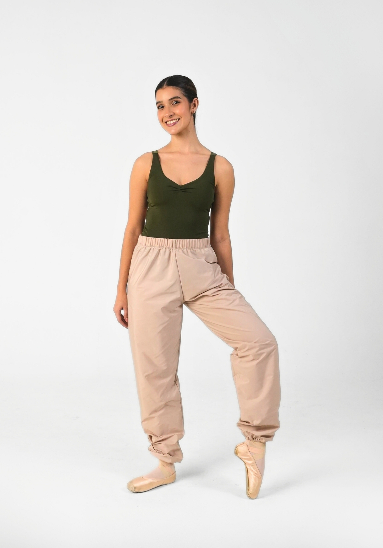 Pantalon warm up Beige