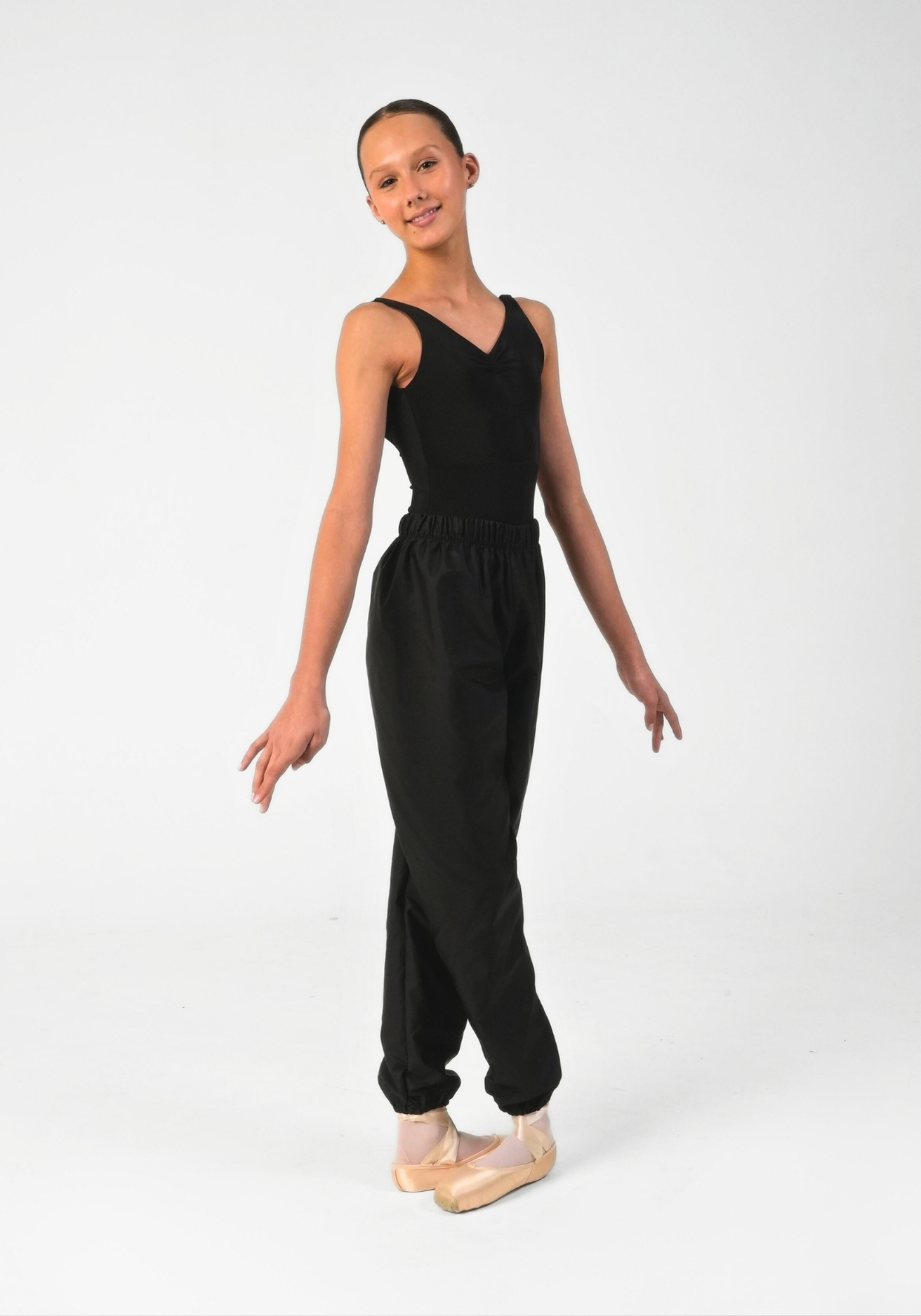 Pantalon warm up negro 3