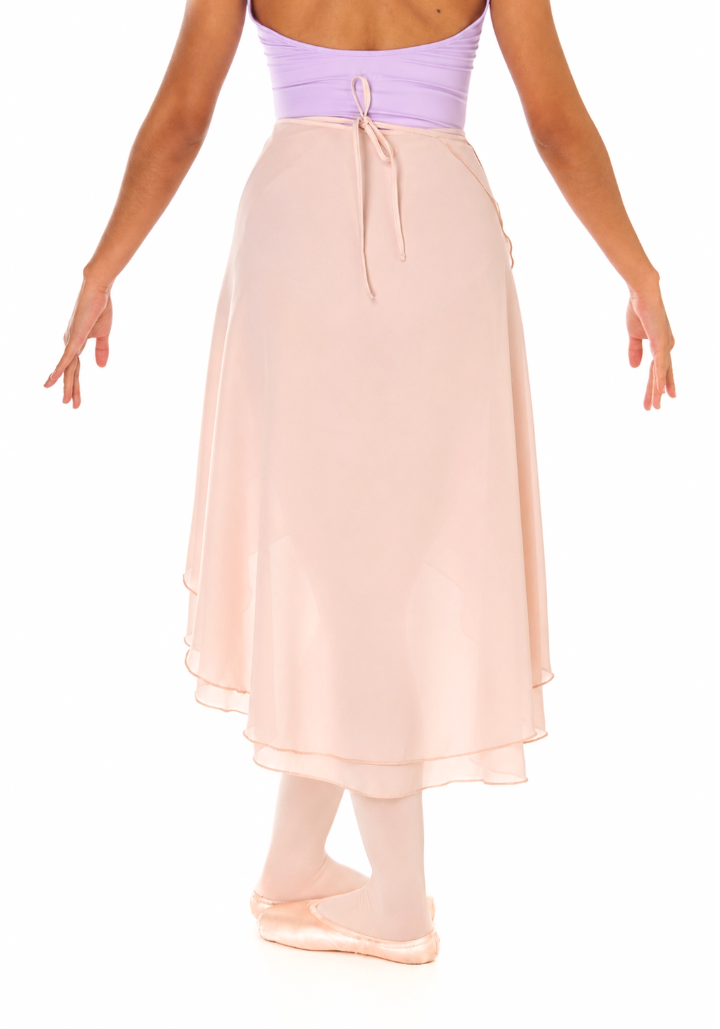 falda de ballet Volaré beige ajustable para mujer