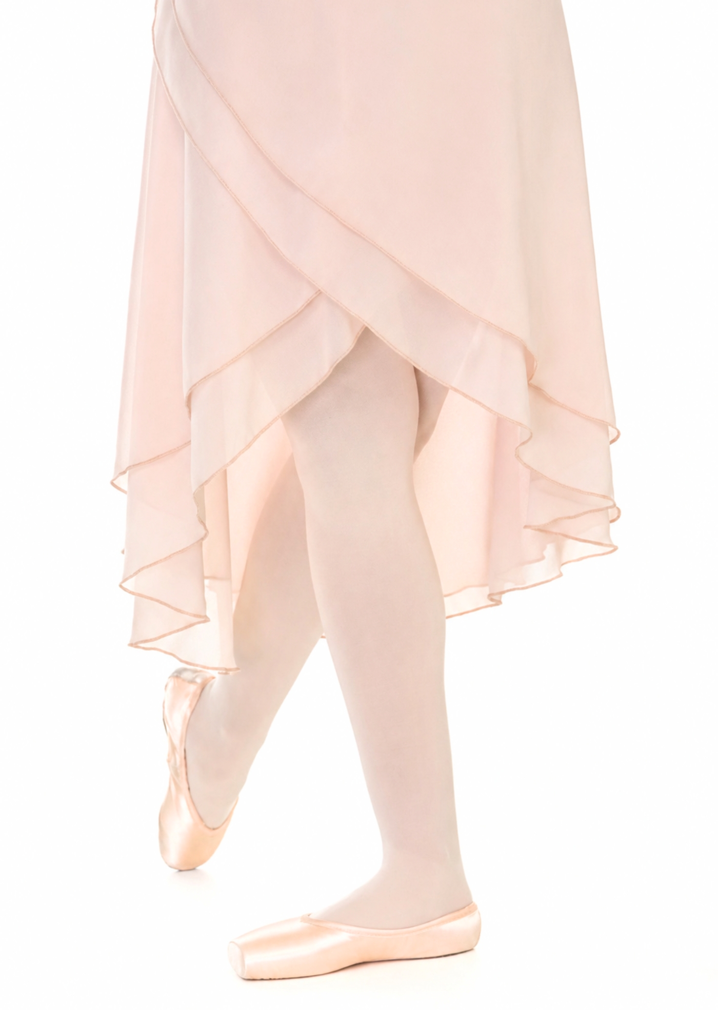 falda de ballet Volaré beige ajustable para mujer