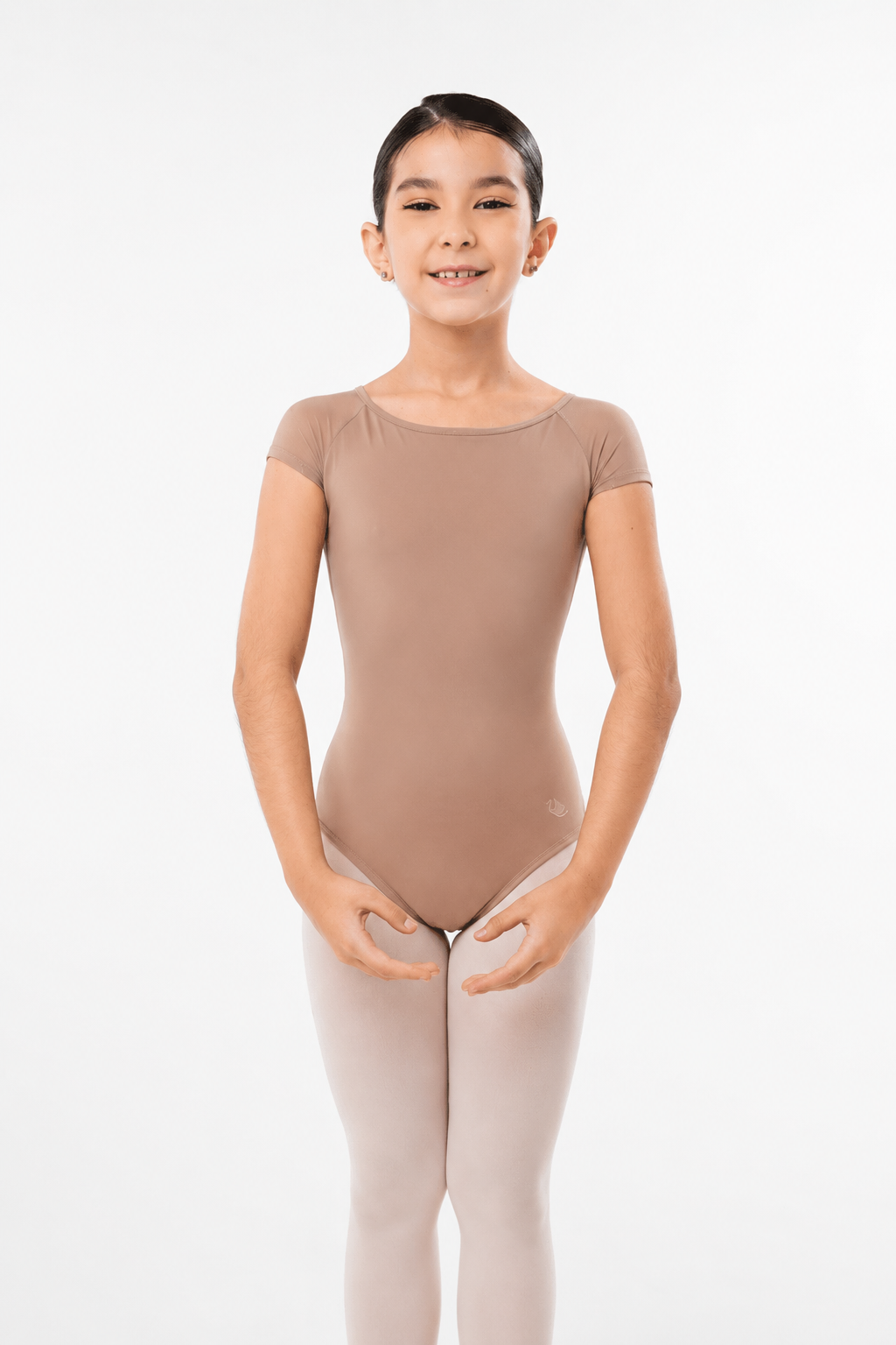 trusa-ballet-star-moca-nina.jpg trusa de ballet Star azul claro para niña con mangas