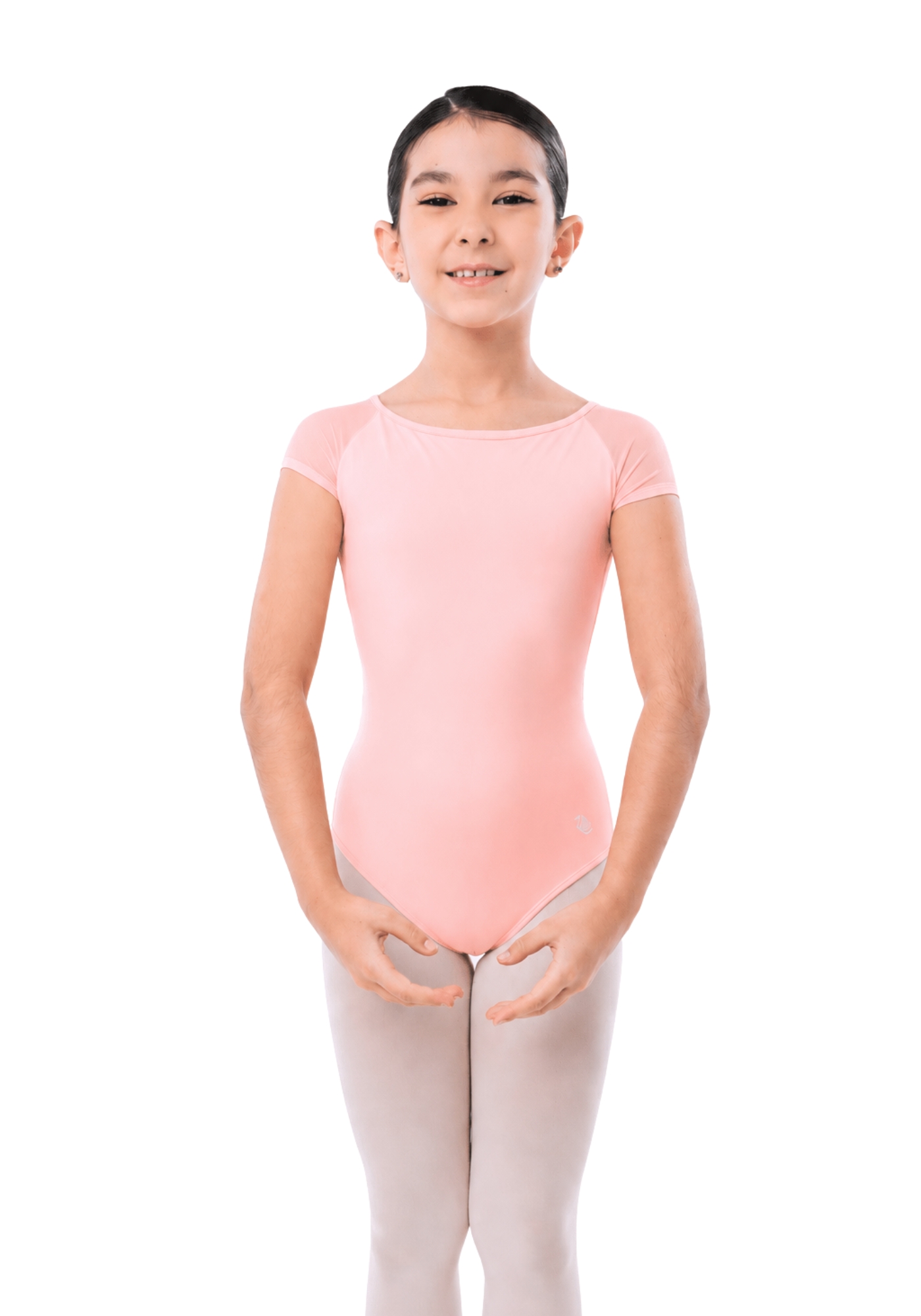 trusa-ballet-star-rosa-nina.jpg trusa de ballet Star rosa para niña con mangas